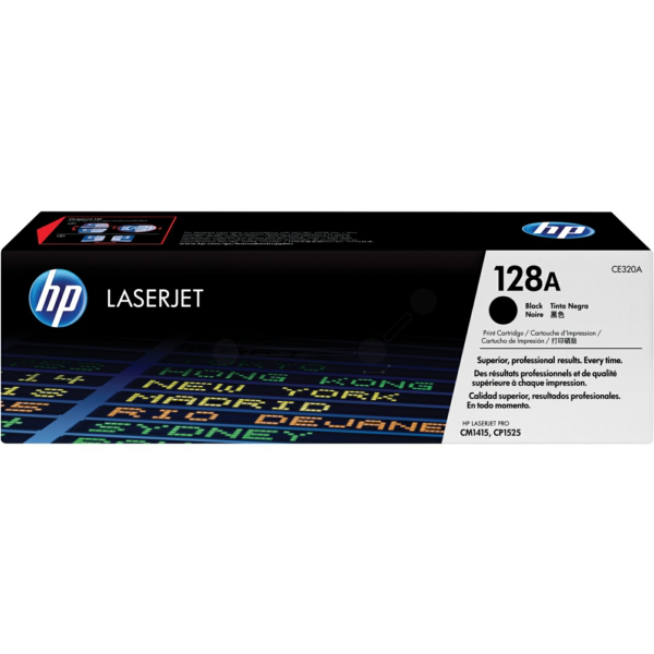 Laserový toner HP 128A (CE320A) black (čierna) - originálny