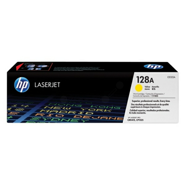 Laserový toner HP 128A (CE322A) yellow (žltá) - originálny