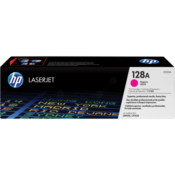 Laserový toner HP 128A (CE323A) magenta (purpurová) - originálny