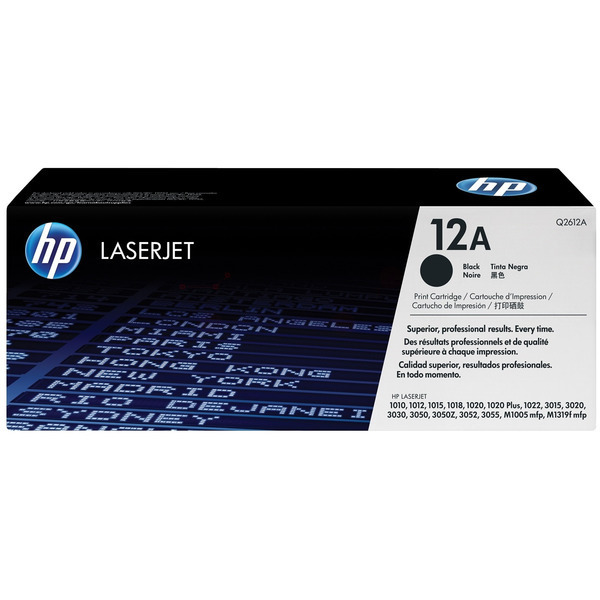 Laserový toner HP 12A (Q2612A) black (čierna) - originálny