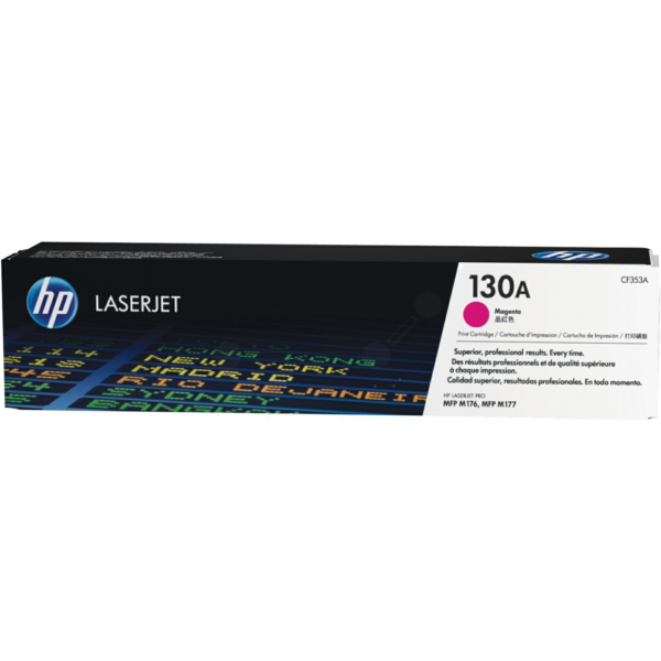 Laserový toner HP 130A (CF353A) magenta (purpurová) - originálny