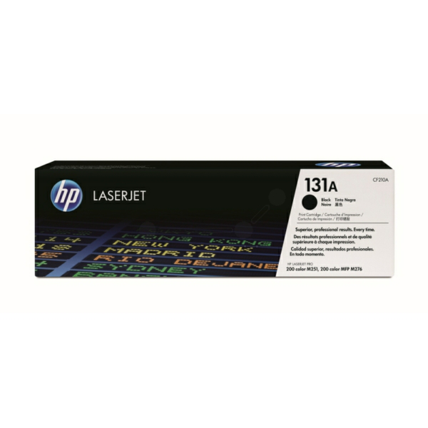 Laserový toner HP 131A (CF210A) black (čierna) - originálny