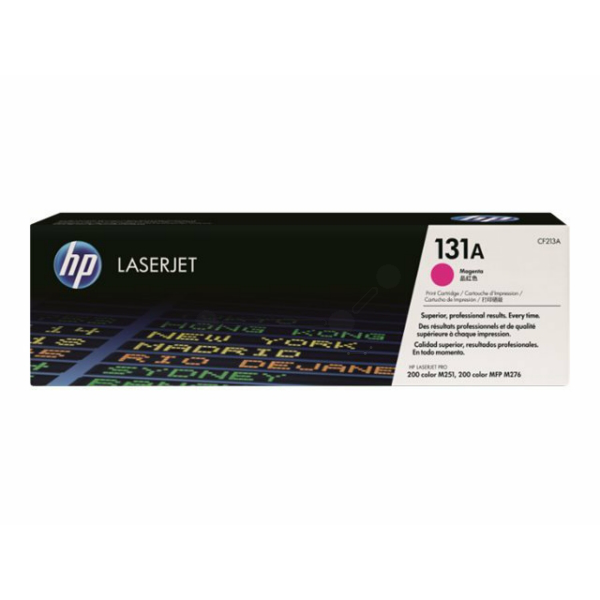 Laserový toner HP 131A (CF213A) magenta (purpurová) - originálny