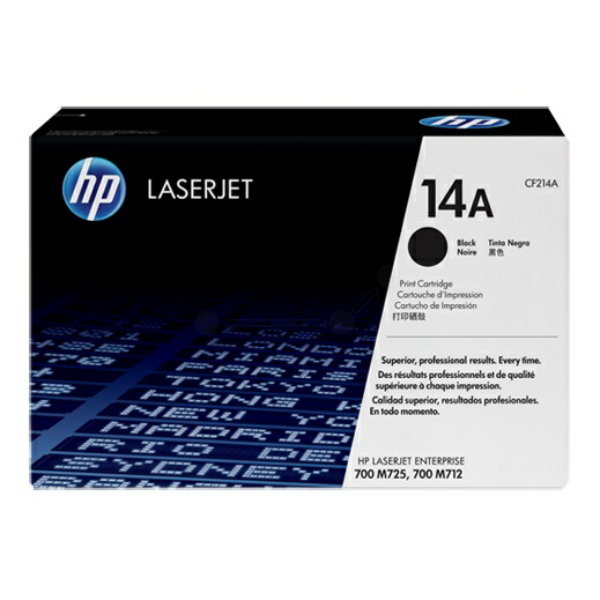 Laserový toner HP 14A (CF214A) black (čierna) - originálny