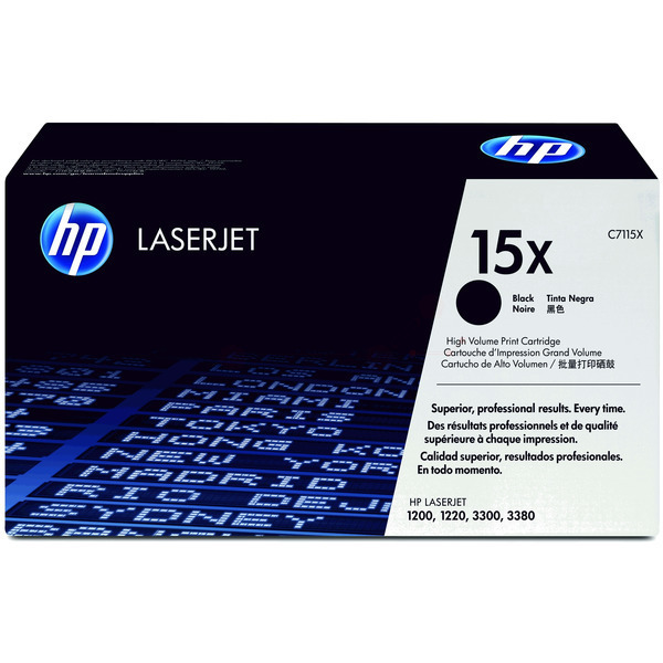 Laserový toner HP 15X (C7115X) black (čierna) - originálny