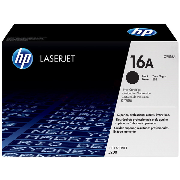Laserový toner HP 16A (Q7516A) black (čierna) - originálny
