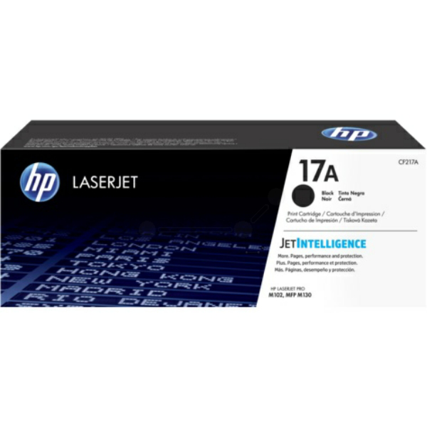 Laserový toner HP 17A (CF217A) black (čierna) - originálny