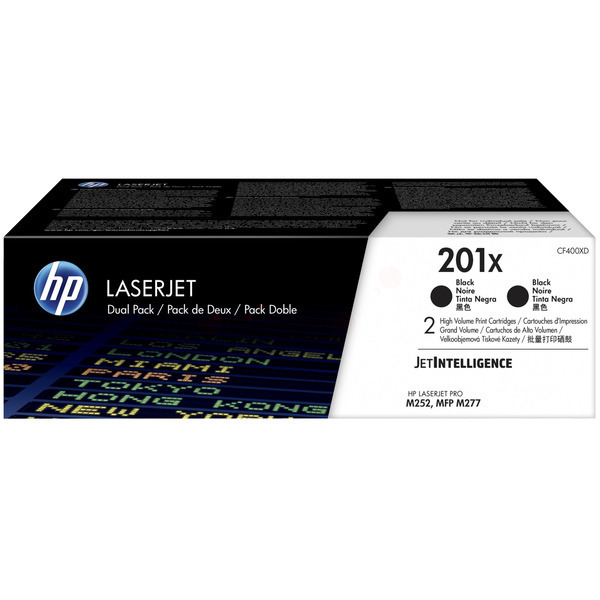 Laserový toner HP 201X (CF400XD) black (čierna) - originálny