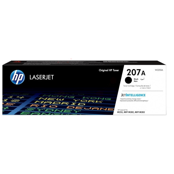 Laserový toner HP 207A (W2210A) black (čierna) - originálny