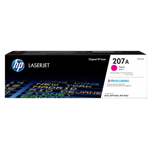 Laserový toner HP 207A (W2213A) magenta (purpurová) - originálny