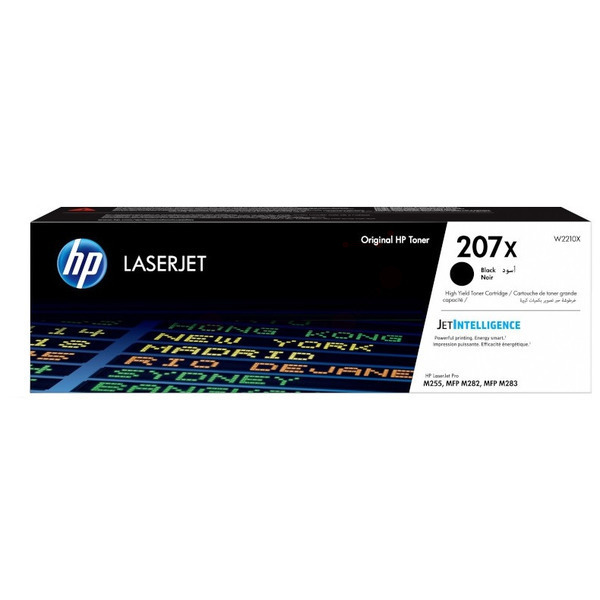 Laserový toner HP 207X (W2210X) black (čierna) - originálny