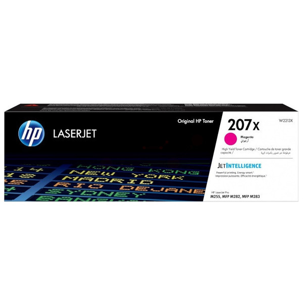 Laserový toner HP 207X (W2213X) magenta (purpurová) - originálny