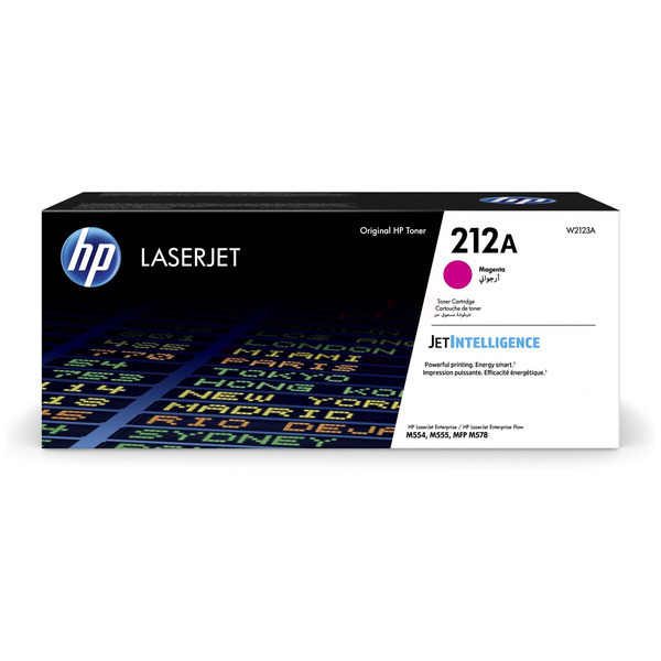 Laserový toner HP 212A (W2123A) magenta (purpurová) - originálny