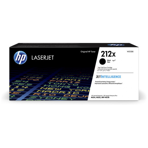 Laserový toner HP 212X (W2120X) black (čierna) - originálny
