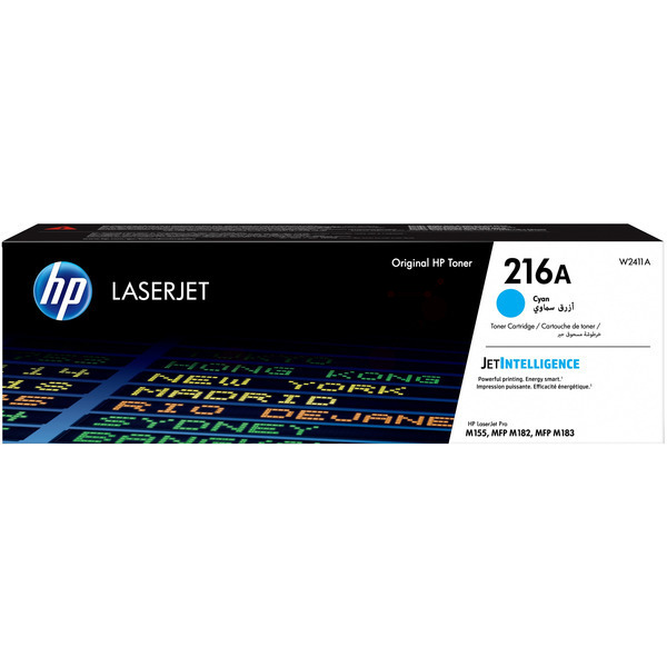 Laserový toner HP 216A (W2411A) cyan (azúrová) - originálny