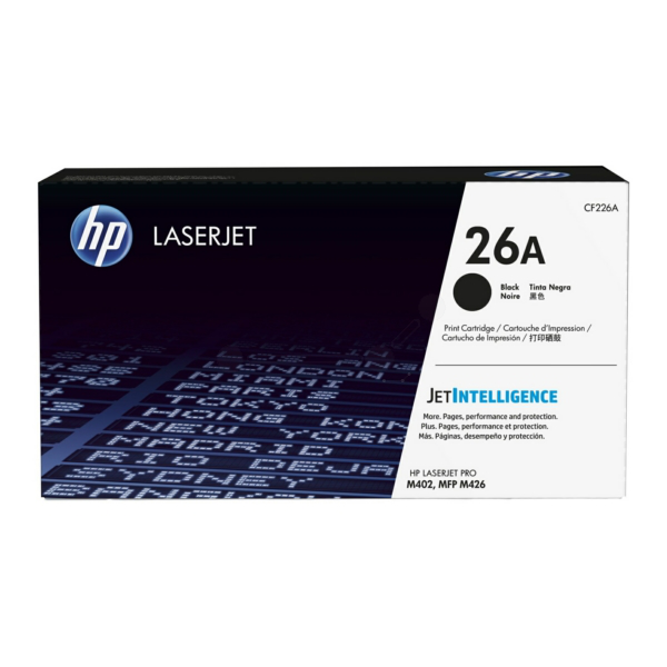 Laserový toner HP 26A (CF226A) black (čierna) - originálny