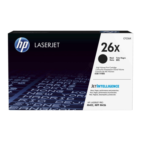 Laserový toner HP 26X (CF226X) black (čierna) - originálny