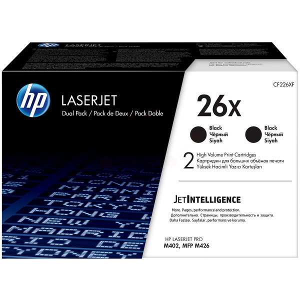 Laserový toner HP 26X (CF226XD) black (čierna) - originálny