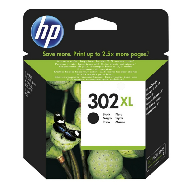 Farba do tlačiarne HP 302XL (F6U68AE) black (čierna) - originálna