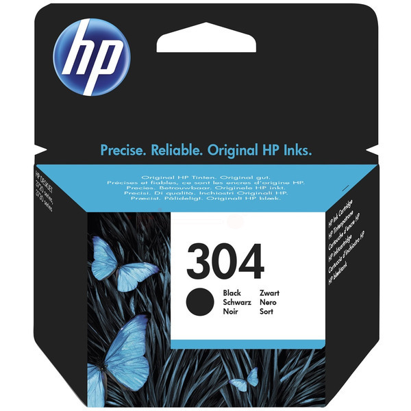 Farba do tlačiarne HP 304 (N9K06AE) black (čierna) - originálna