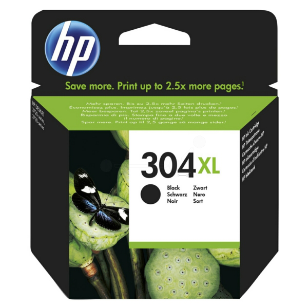 Farba do tlačiarne HP 304XL (N9K08AE) black (čierna) - originálna