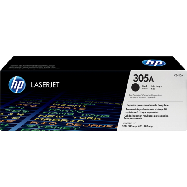 Laserový toner HP 305A (CE410A) black (čierna) - originálny