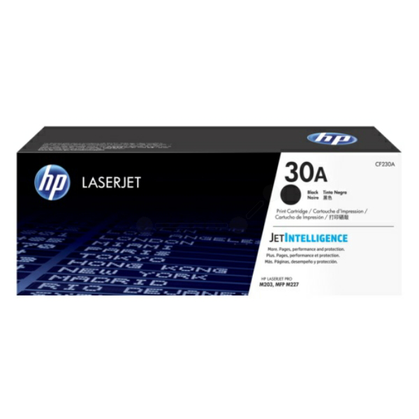 Laserový toner HP 30A (CF230A) black (čierna) - originálny