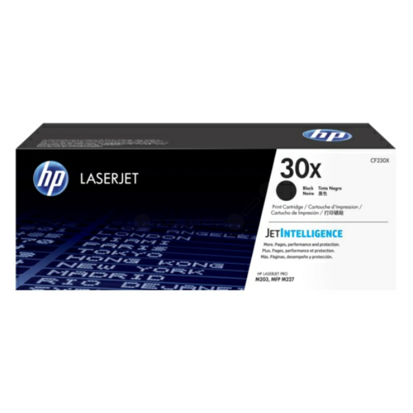 Laserový toner HP 30X (CF230X) black (čierna) - originálny