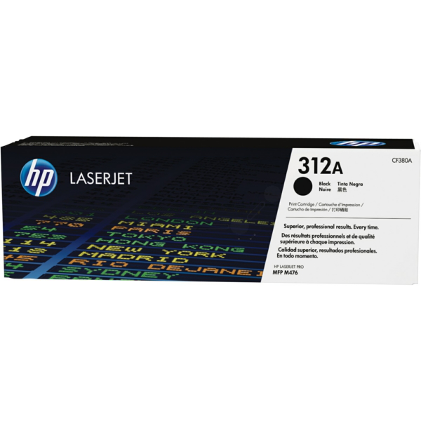 Laserový toner HP 312A (CF380A) black (čierna) - originálny