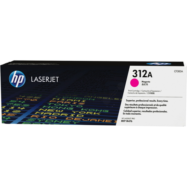 Laserový toner HP 312A (CF383A) magenta (purpurová) - originálny