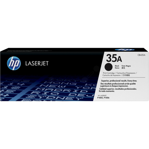 Laserový toner HP 35A (CB435A) black (čierna) - originálny