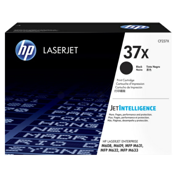 Laserový toner HP 37X (CF237X) black (čierna) - originálny