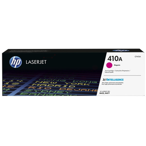 Laserový toner HP 410A (CF413A) magenta (purpurová) - originálny