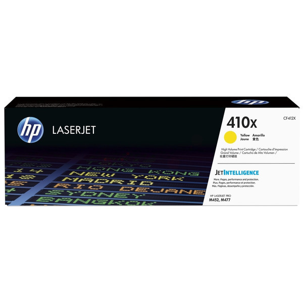 Laserový toner HP 410X (CF412X) yellow (žltá) - originálny