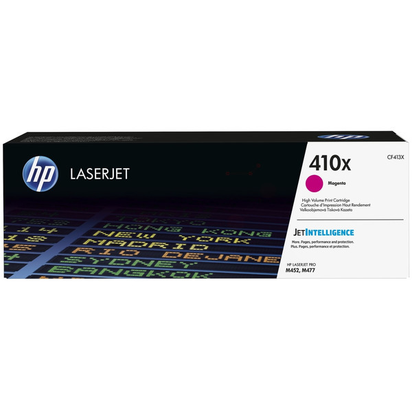 Laserový toner HP 410X (CF413X) magenta (purpurová) - originálny