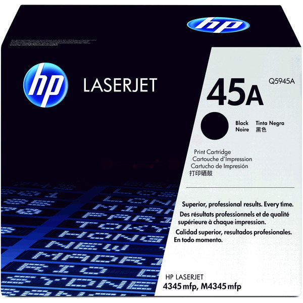 Laserový toner HP 45A (Q5945A) black (čierna) - originálny