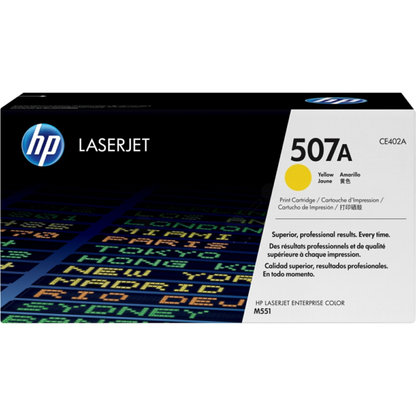 Laserový toner HP 507A (CE402A) yellow (žltá) - originálny