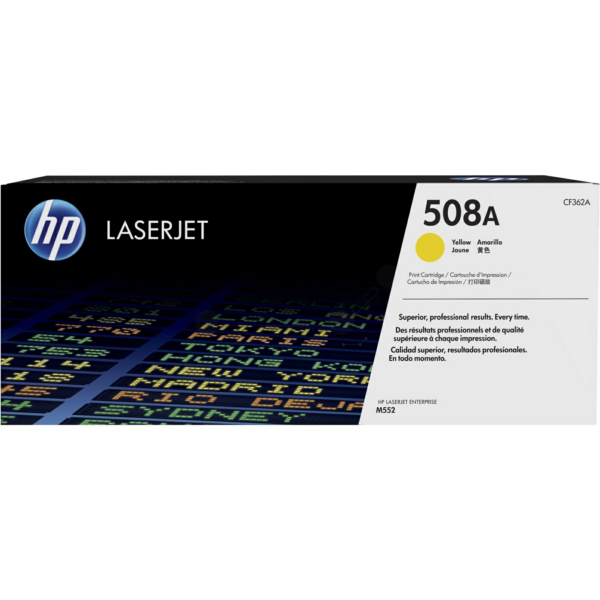 Laserový toner HP 508A (CF362A) yellow (žltá) - originálny