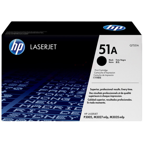 Laserový toner HP 51A (Q7551A) black (čierna) - originálny