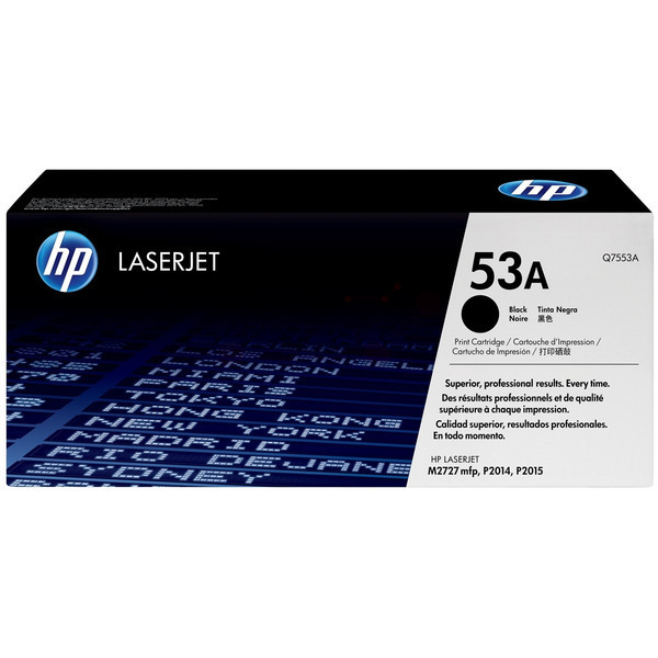 Laserový toner HP 53A (Q7553A) black (čierna) - originálny