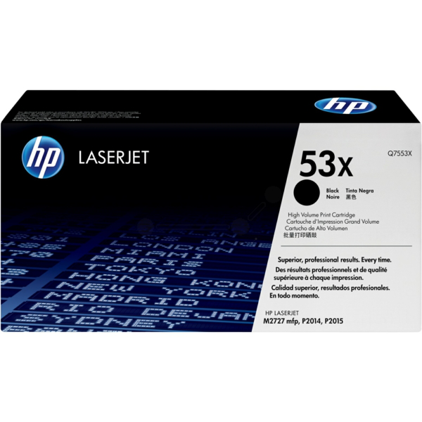 Laserový toner HP 53X (Q7553X) black (čierna) - originálny