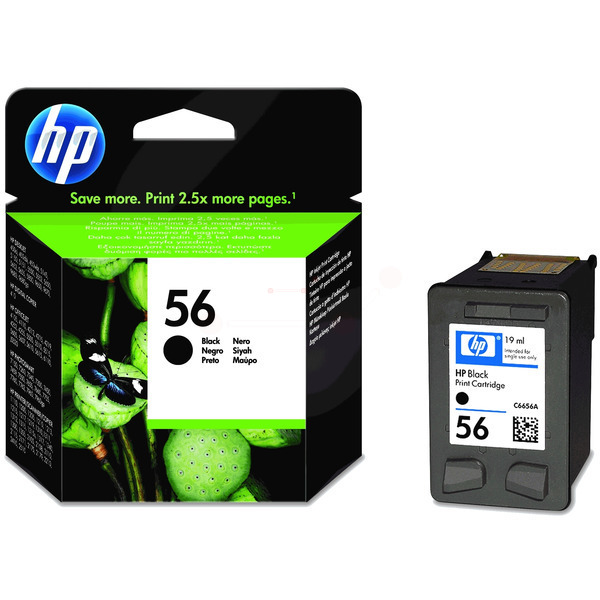 Farba do tlačiarne HP 56 (C6656AE) black (čierna) - originálna