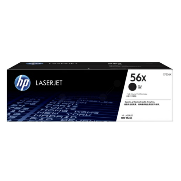 Laserový toner HP 56X (CF256X) black (čierna) - originálny