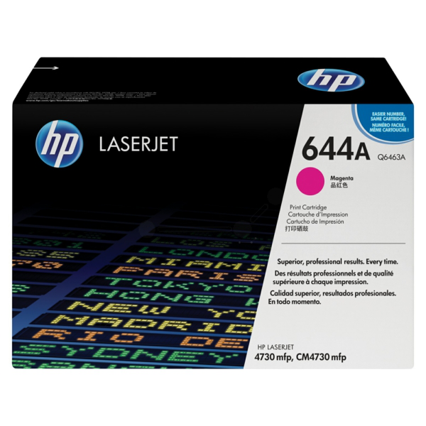 Laserový toner HP 644A (Q6463A) magenta (purpurová) - originálny