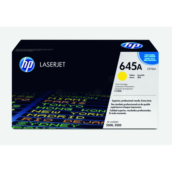 Laserový toner HP 645A (C9732A) yellow (žltá) - originálny