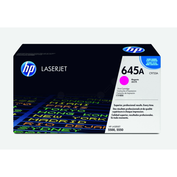 Laserový toner HP 645A (C9733A) magenta (purpurová) - originálny