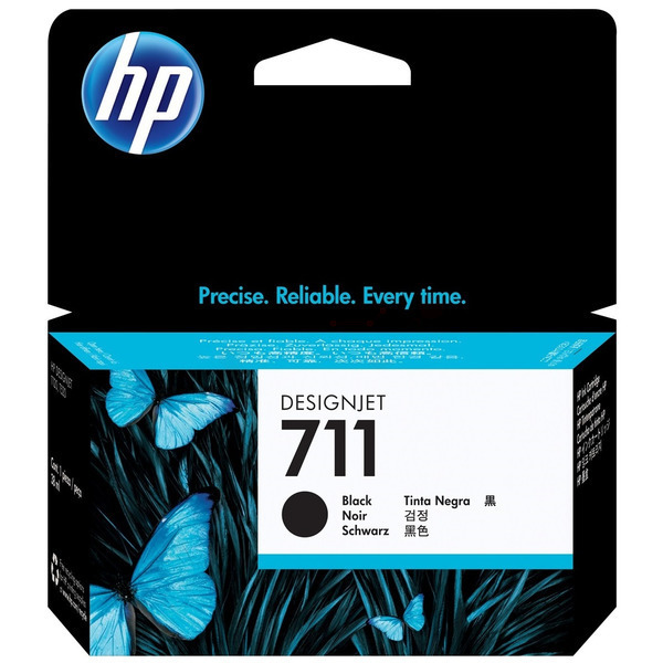 Farba do tlačiarne HP 711 (CZ129A) black (čierna) - originálna