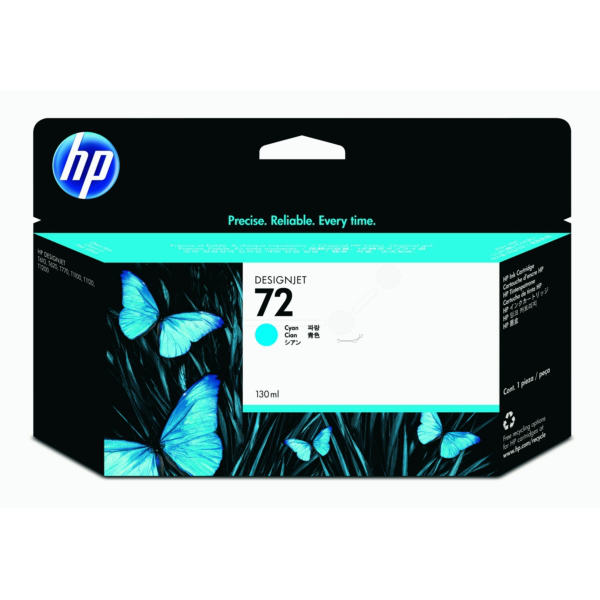 Farba do tlačiarne HP 72 (C9371A) cyan (azúrová) - originálna