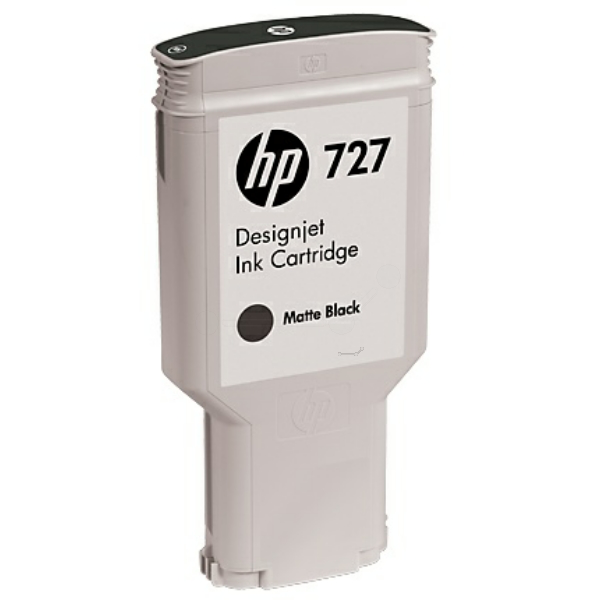 Farba do tlačiarne HP 727 (C1Q12A) blackmatte (matná čierna) - originálna