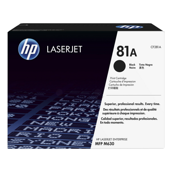 Laserový toner HP 81A (CF281A) black (čierna) - originálny
